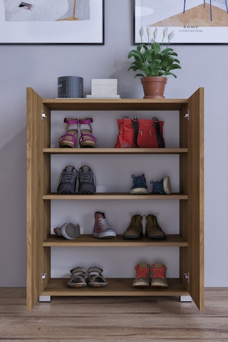 Prenses Çok Amaçlı Erzak Mutfak Banyo Antre Ayakkabı Dolabı Ceviz