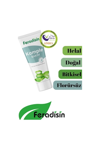 Doğal Aloevera Özlü Florürsüz Beyazlatıcı Ve Koruyucu Diş Macunu 90 Gr - Gimdes Helal Sertifikalı