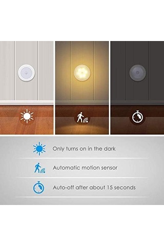 Dolap Işıkları, Led Hareket Algılama Işıkları, Dolap Işıkları, Pille Çalışan, Mutfak Kablosuz Sayaç Işıkları Diğer