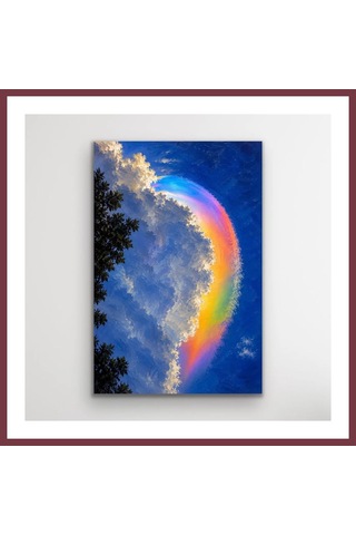 Storeşahin Gökkuşağı Bulutu Kanvas Tablo 60x90 Cm Shn0720 Çok Renkli