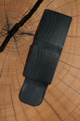Lenax Leather Mono Hakiki Deri Erkek Cüzdan Gerçek Deri Kartlık Ve Bozuk Para Bölmeli Siyah
