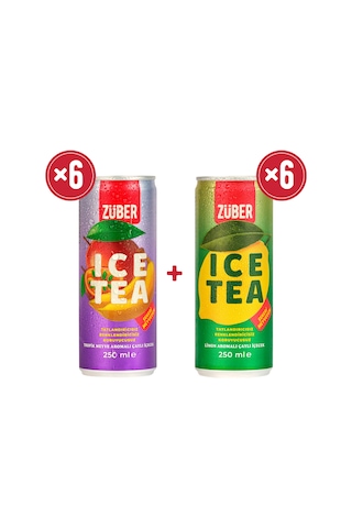 Züber Ice Tea Tropik & Limon 12 x 250 ML