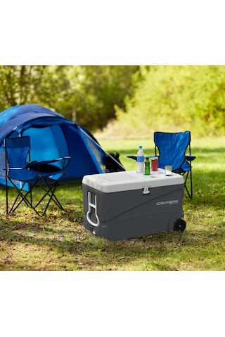 Icepeak Coolcraft 80 Tekerlekli Buzluk 75.2 Litre Antrasit Antrasit