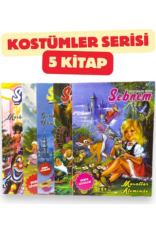 Çocuk Etkinlik Seti Şebnem Serisi Toplam 23 Kitap Bir Arada Kostümler+cici Kızlar+moda+minikler