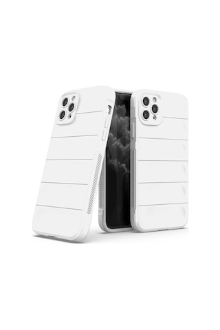 Özel I Phone 11 Pro Kılıf Optimum Silikon - Krem Fırsat