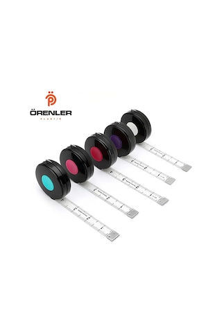 Mezura Otomatik Askılı 3 Metre Siyah-beyaz