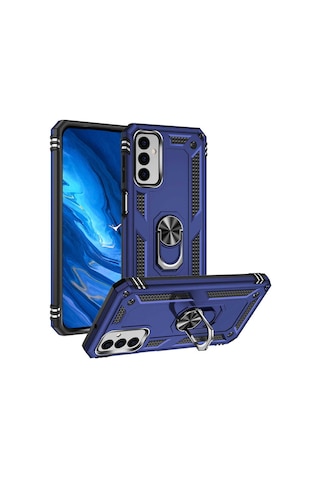 Zore Galaxy Uyumlu M23 Kılıf Msra Vega Kapak - Mavi Mavi