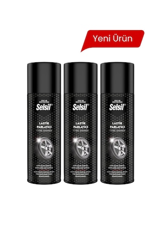 3x Lastik Parlatıcı Sprey