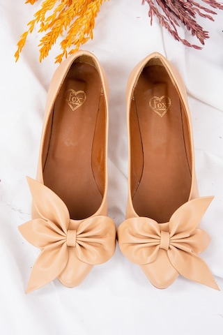 Fox Shoes Ten Kadın Babet H726810509 Ten Rengi