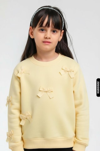 Xo Kids Kız Çocuk Sweatşirt 1-4 Yaş 39622 sarı