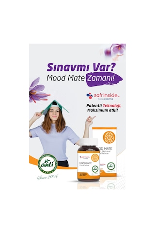 Anti Mood Mate Safran Ekstresi Tableti 30 Tablet