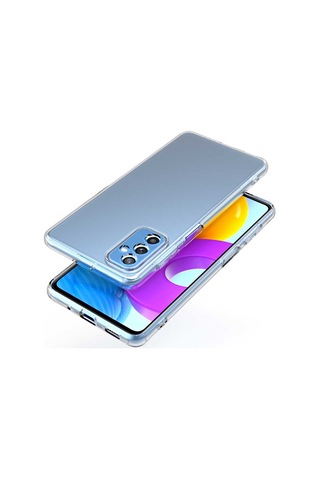 Zore Galaxy Uyumlu M52 Kılıf Msra Kamera Korumalı Süper Silikon Kapak - Renksiz Renksiz
