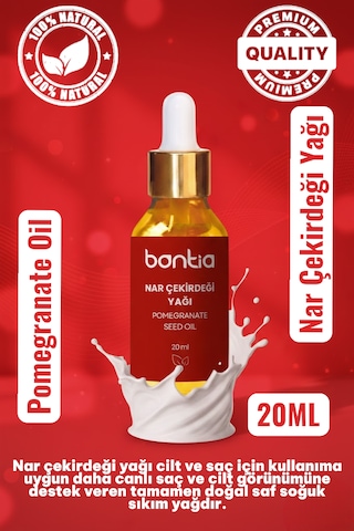 Nar Çekirdeği Yağı 20 Ml Soğuk Sıkım Cilt Yenileyici, , Leke Karşıtı Doğal Yağ 20 ML