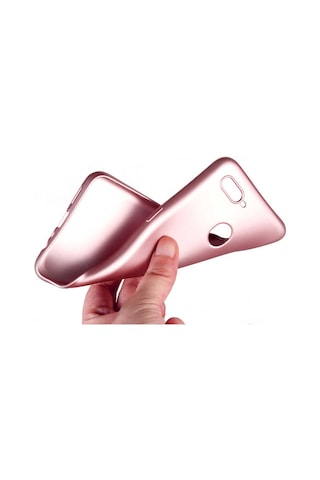 Oppo A7x Kılıf Zore Premier Silikon Kapak Gold