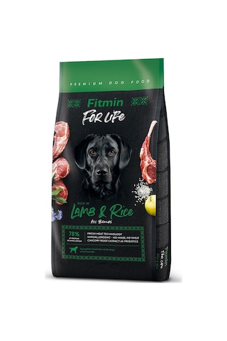 Fitmin For Life Kuzu Etli ve Pirinçli Yetişkin Köpek Maması 2500 G