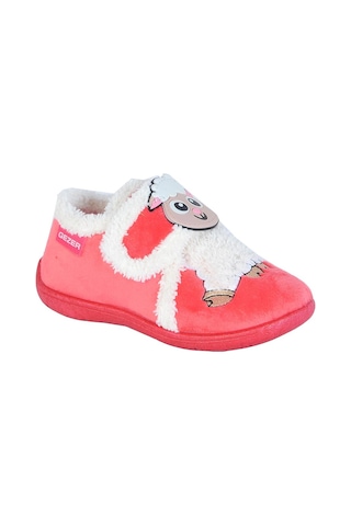 Gezer 03362 Kırmızı Kışlık Kız Çocuk Panduf Ayakkabı 001