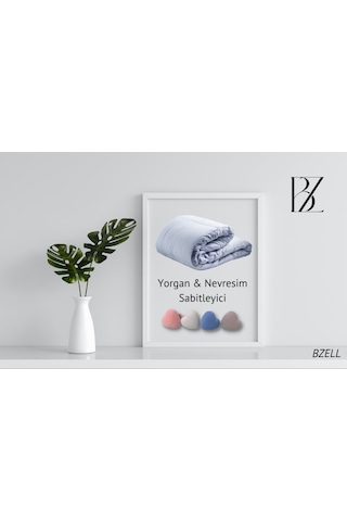 Yorgan Nevresim Battaniye Sabitleyici 4 Adet Pembe