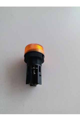 3 ADET 22mm SARI SİNYAL LAMBASI