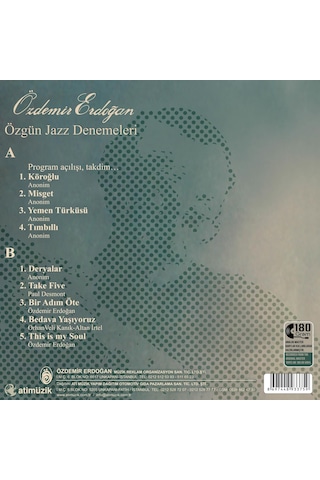 Özdemir Erdoğan - Özgün Jazz Denemeleri Plak