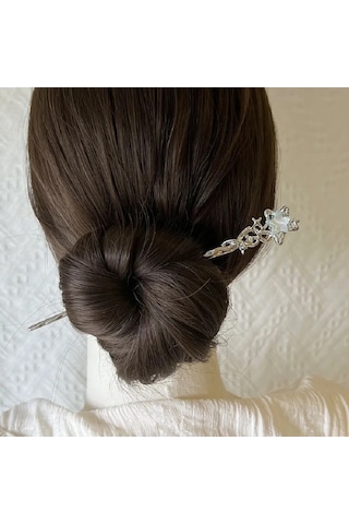 Deus Lıght Gothic Saç Tokası Çin Şpilyeleriyle 300270426 Gri