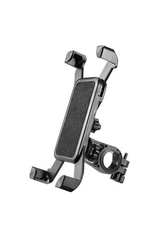 Thentech Motosiklet Bisiklet Ve Scooter İçin Telefon Tutucu Siyah