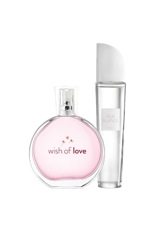 Avon Pur Blanca + Wish Of Love Kadın Parfüm EDT 2 x 50 ML