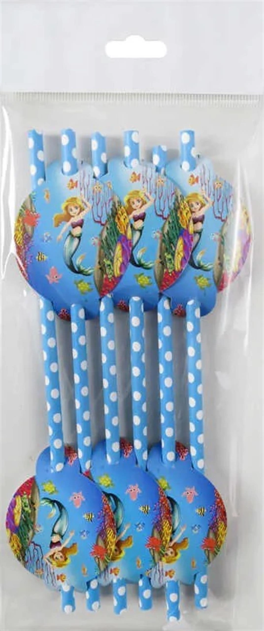 Pipet Deniz Kızı 6 Lı Paket Doğum Günü Eğlencesi +3