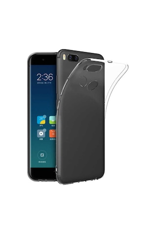 Xiaomi Mi 5X 1mm Süper Silikon Şeffaf Kapak