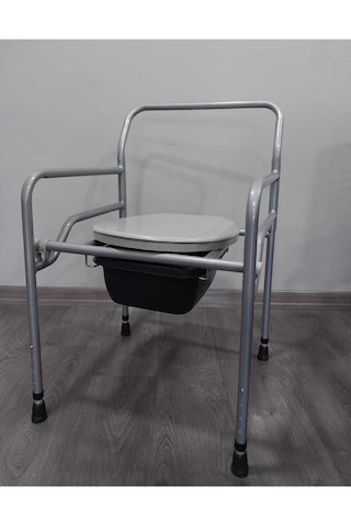 Healthline Komot Katlanır Hasta Klozeti Tuvaleti Engelli Yaşlı Hasta Tuvalet Yükseltici Beyaz