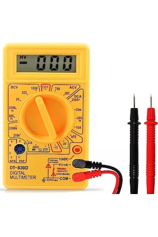 Dijital Ölçü Aleti Dt - 830d Multimetre Avometre