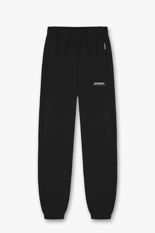 Represent Patron Of The Club Sweatpant - %100 Pamuklu, Esnek Bel Ve Kollar Siyah