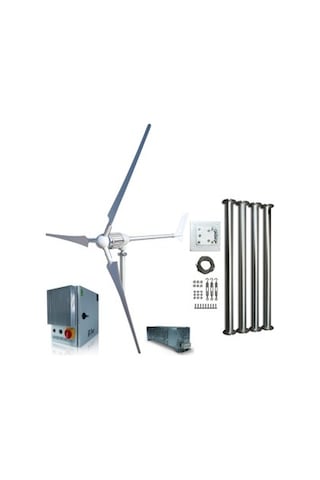 Set İ-1000w 24v Rüzgar Türbini + Wind Pro Şarj Kontrol + Direk Seti İsta-breeze