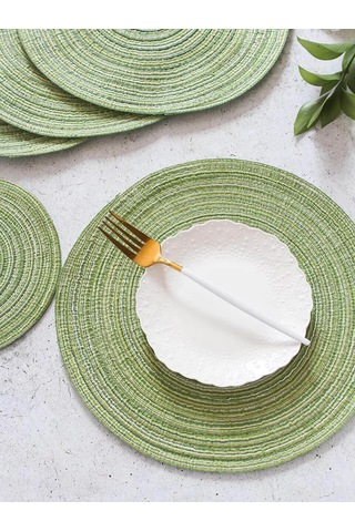 Home Balance Yuvarlak Masa Kılıkçılığı Servis Peçeteleri 243834425 Siyah