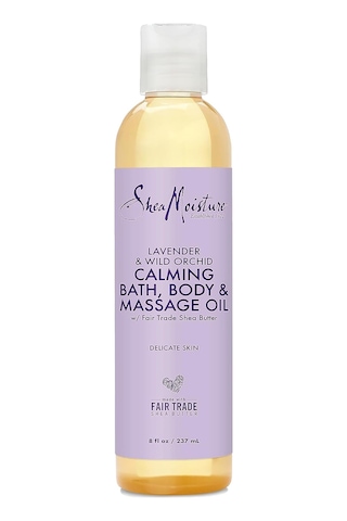 Shea Moisture Lavender & Wild Orchid Banyo, Vücut Ve Masaj Yağı 237ml