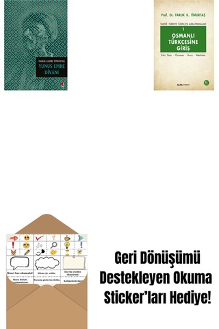 Yunus Emre Dîvânı + Osmanlı Türkçesine Giriş 1 + Okuma Sticker'ları