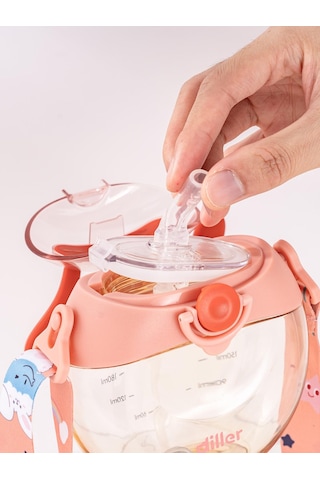 Diller Pipetli Matara 330 Ml - Pembestandart Pembe
