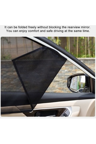Pazly Evrensel Manyetik Araç Güneşlik Perdesi - Nefes Alabilir Mesh Tasarım