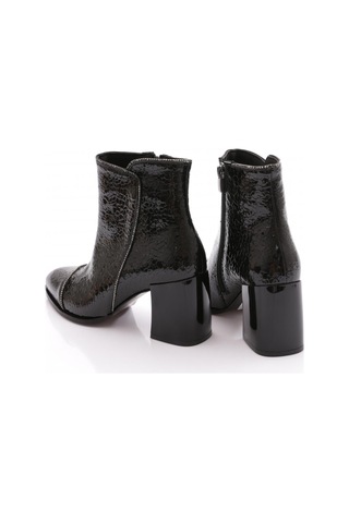 Dgn 900 Kadin Topuklu Bot Siyah Croco