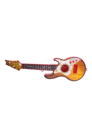 Rock Gitar Metal Telli 45 Cm Kırmızı