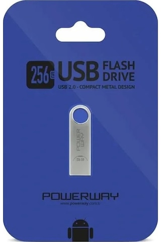 Powerway 256gb Metal Flash Bellek 2.0 Usb Bellek 1 Adet