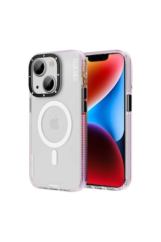 Youngkit Apple Uyumlu iPhone 14 Kılıf Magsafe Şarj Özellikli Youngkit Jane Sand Serisi Kapak ZORE-272340