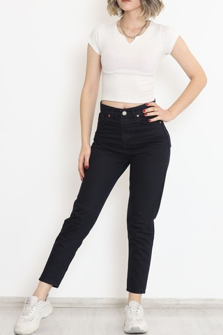 Mokashopin - Boyfriend Kot Pantolon Koyulacivert - 11917.1431. 001