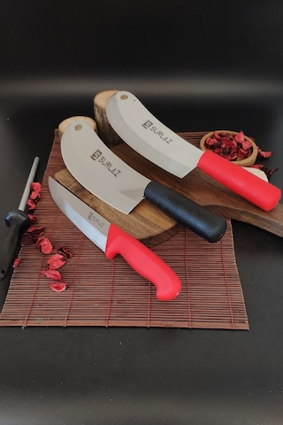 Sürmene Çift Satır Şef Bıçağı. Soğan. Ezme Satır