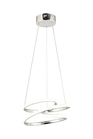 Ld 039 Topsuz Model Krom 3 Renkli Salon Ve Oturma Odası İçin İdeal Alüminyum Avize, 35x70 Krom