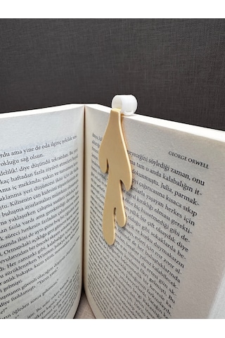 Latte Kitap Ayracı Kitap Ayracı - Kitap - Kahve - Modern