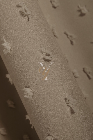 Armani Fon Perde V-678 Koyu Krem Koyu Krem