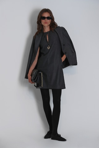 Lufian Anges Kadın Elbise Regular Fit Antrasit Antrasit 122290005100110 Antrasit