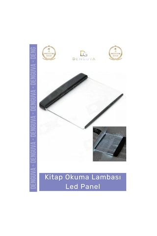 Okumalambası Şeffaf Pleksiglas Göz Dostu Taşınabilir Pilli Kitap Aydınlatma Aparatı Okuma Lambası L