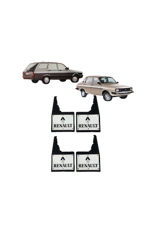 Renault 12 Toros Toros TSW Uyumlu 4 lü Ön-Arka Perçinli Paçalık Tozluk Çamurluk REN1RX024YD