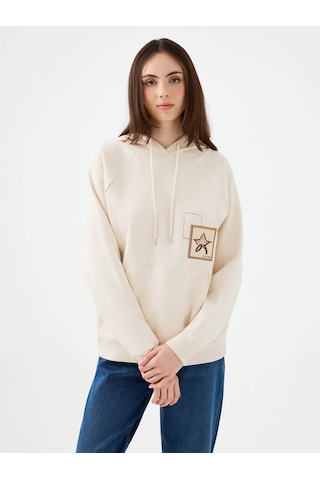 Loft Ekru Kadın Sweatshirt Lf2040768 Ekru